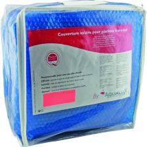 Aqualux - Bâche à bulles Pour Piscine Tubulaire Rectangle 5.50 x 2.75 m - 180 Microns - Bleu - Couverture Solaire edg