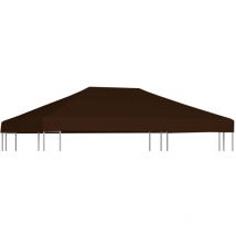 Nova - Toile supérieure de gazebo 310 g/m² 3x4 m Marron