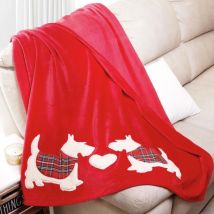 Couverture tartan pour chiens 130x160 cm