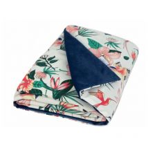 Couverture VELOURS 75x100, satin de coton. + velours