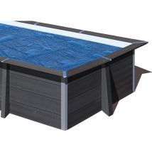 GRE - Bâche à bulles pour piscine composite carrée 3,26 x 3,26 m - Gré