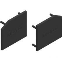 Saheco - 2 Caches latéraux Argent pour Guide star - Jeu de caches latéraux pour Guide Star