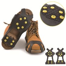 Couvre-chaussures antidérapant pour l'alpinisme à 10 dents