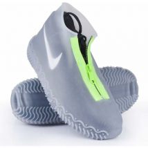 Couvre-chaussures imperméables, couvre-chaussures réutilisables en silicone avec sem renforcée antidérapante pour les jours de pluie et de neige pour