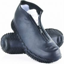 Couvre Chaussures Imperméables, Couvre Chaussures en Silicone Réutilisables avec Semelle Renforcée Antidérapante l