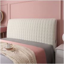 Couvre De Tête De Lit Housse Tête De Lit 160cm, Protecteur Housse Tête De Lit avec Côté Extensible, Housse De Tête De Lit Lavable Anti-poussière