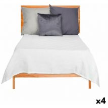 Couvre-lit 180 x 260 cm white (4 pièces)