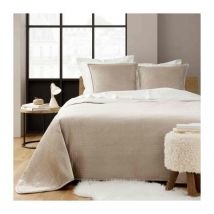 Couvre-Lit & 2 Housses de Coussin 'Mylene' 220x240cm Lin