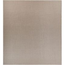 Couvre-lit avec Motif Gaufré 220 x 200 cm en Coton Taupe Ragala