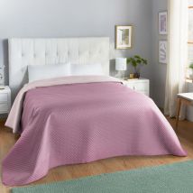 Colcha cubrecama bicolor reversible 80gr 225x260cm Pikolin Home