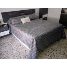 Couvre Lit Lit 105CM 100% Polyester 200X260CM Oreiller 57X75CM Géométrique