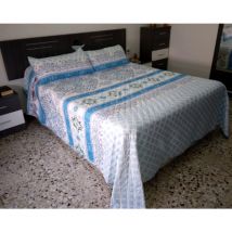 Couvre Lit Lit 150CM 100% Polyester 250X270CM Deux Oreiller 57X75CM Mandala
