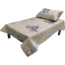 Couvre Lit Lit 90CM 100% Polyester 180X200CM Oreiller 57X75CM Licornes