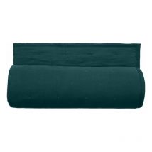 Couvre lit matelassé microfibre lavée 'Céleste' toutes dimensions Vent Du Sud Céleste Geai - 180 x 240 cm pour lit 1 place