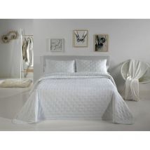 Couvre-lit Pierre Cardin dots white bed de 135 (3 pièces)