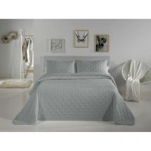 Couvre-lit Pierre Cardin dots pearl grey bed of 105 (2 pieces)
