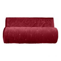 Couvre lit velours matelassé surpiqué 'Gipsy' toutes dimensions Vent Du Sud Gipsy Pourpre - 220 x 240 cm pour lit 2 places