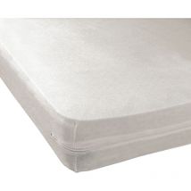 Moonia - Couvre-matelas élastique en coton bouclé 90X190