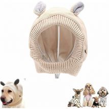 Fei Yu - Couvre-oreilles pour chien de protection contre le bruit (beige)