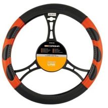 Couvre Volant Grip Noir Rouge
