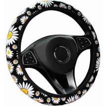 Couvre Volant Voiture Mignon Daisy Fleur Voiture décoration intérieure tricoté Couverture de Volant Universel Voiture Accessoires Couverture de Roue