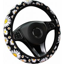 Couvre Volant Voiture Mignon Daisy Fleur Voiture décoration intérieure tricoté Couverture de Volant Universel Voiture Accessoires Couverture de Roue