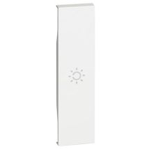Cover Bticino Living Now avec symbole lumineux 1M blanc KW01A