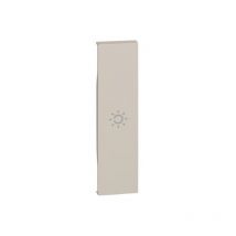 Couvercle eclairè Bticino Living Now avec symbole lumineux 1 module - sable KM01A