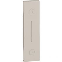 Cover Bticino Living Now Leave Back pour module Entrée&Sortie Sable KM40