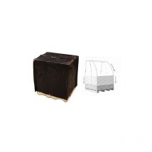 Marca - cover cappucci copertura nera ld copripallet cm. 120+52+52x220 (31671)
