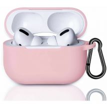 BS - Cover custodia silicone rosa cuffie bluetooth 7cm auricolari flessibile gancio