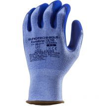 Gants Manutention eurogrip 13L700 en polyester et Spandex bleu - jauge 13 - double enduction latex bleu Taille 6