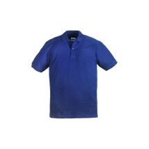 Lot de 5 - Polo de travail manches courtes de pluie safari - Bleu marine xl - 52/54