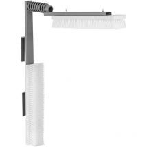 Wiesenfield - Cow Brush – 2 heads, each 50 x 10 cm – for indoors and outdoors – with spring