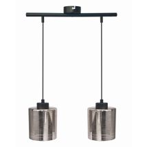 Lampada A Sospensione Candellux Cox 45cm Nera 2xe27