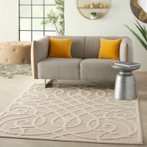 Cozumel (Outdoor) CZM04 Cream 239cm x 300cm Rectangle - Ivory and Cream