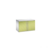C+p Möbelsysteme - c+p 545396 Armario para planos din A1 10 cajones altura