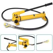 Gojoy - CP-700 - Pompa manuale idraulica 700 bar, 700 bar, cilindro idraulico manuale, con tubo per cilindro idraulico da 4/10 tonnellate, 350 cc