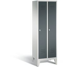 Garderobenschrank Classic 7035/7016 B610xT500xH1850 mm