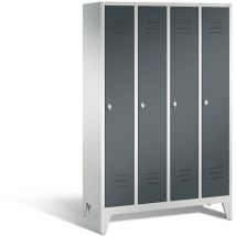 Garderobenschrank Classic 7035/7016 B1190xT500xH1850 mm