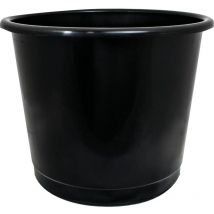 Offis Plastic Black Waste Bin - 14 Litre
