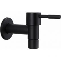 Vadrouille Robinet de Piscine, Robinet à Poignée Courte pour Évier, pour Balcon Robinet Mural, Robinet à Poignée Courte en Acier Inoxydable pour