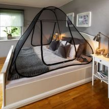 Mosquitera pop-up para cama con dosel 160x200cm