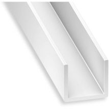 U pvc bianco 10 x 14 x 1 mm int.12 1 m - Cqfd