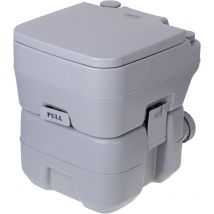 Tresice France - Camry CR1035 Toilette Portable Chimique pour Adultes 20L Camper, Camping, Auto Caravane wc Gris