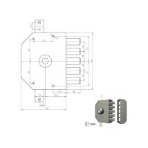 Serratura Sicura Triplice Dx Pompa 3200P CR