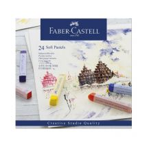 Coffret de 24 pastels tendres Faber Castell FC-128324 Creative Studio