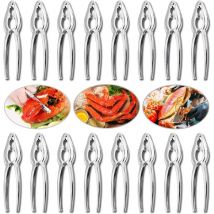 Craquelins et outils de crabe, 16 pièces Craquelins de homard Ensembles de craquelins de crabe Ensemble d'outils de fruits de mer