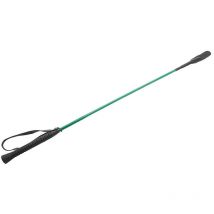 Jaune - Cravache d'équitation brillante avec manche antidérapant longueur 65 cm