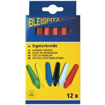Crayon de marquage hexagonal noir – 12 mm diamètre – 120 mm longueur – Résistant aux intempéries – BLEISPITZ